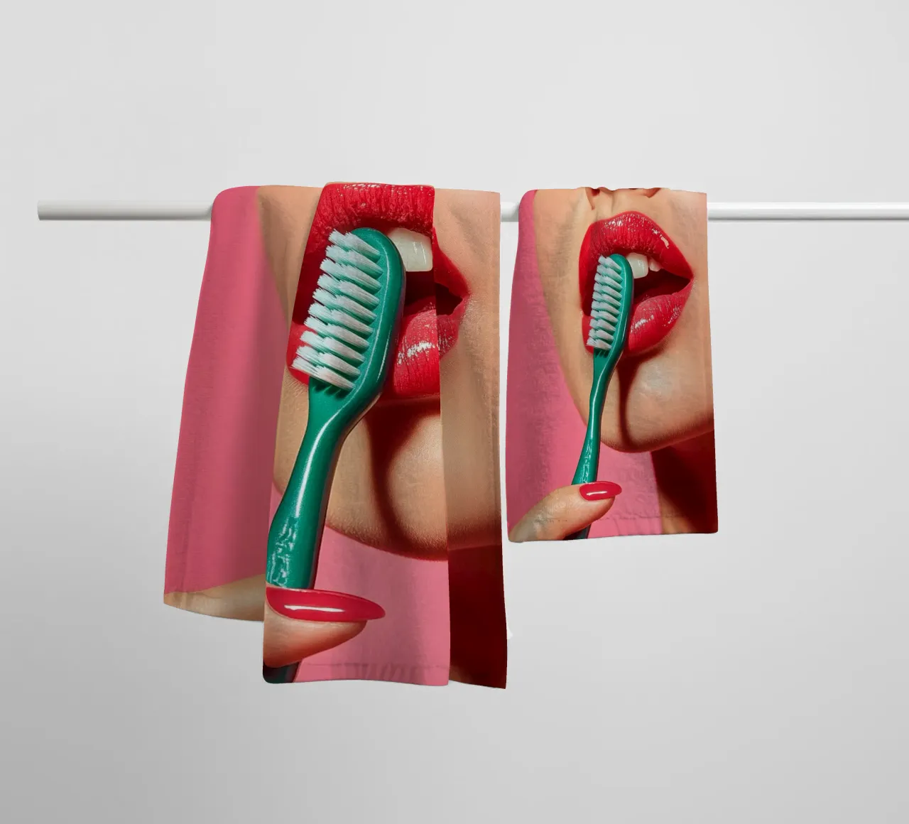 Dentist series - My toothbrush asciugamano da bagno da Synthaira