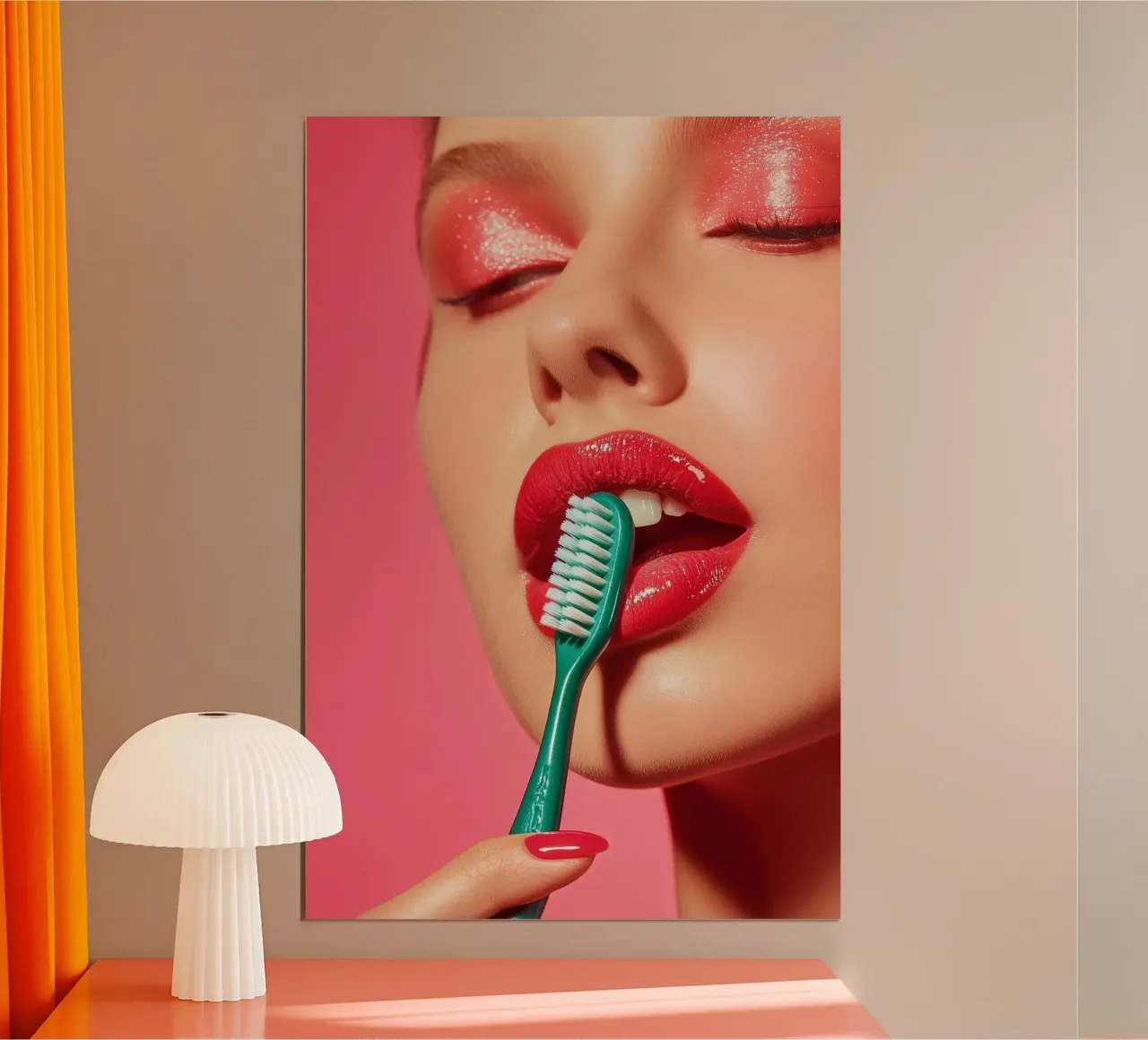 Dentist series - My toothbrush carta hahnemühle da Synthaira