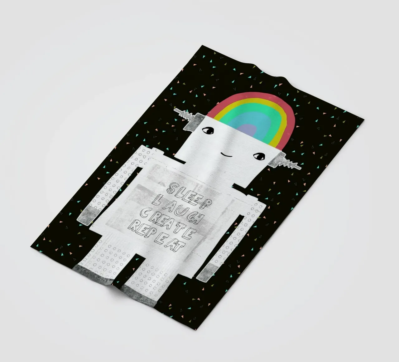 Sleep Laugh Create coperta in pile da treechild