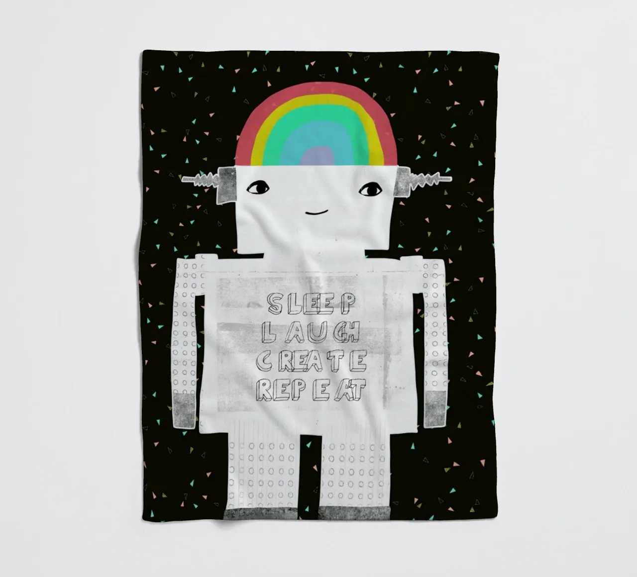 Sleep Laugh Create coperta in pile da treechild