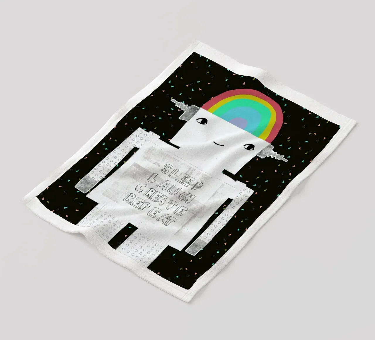 Sleep Laugh Create coperta in pile da treechild