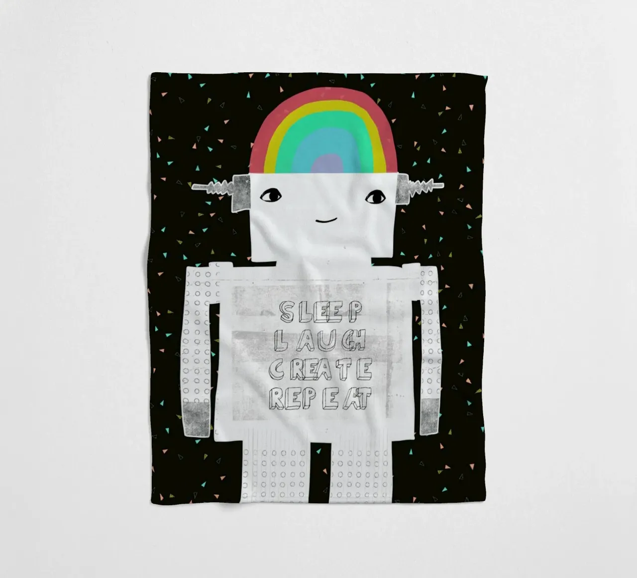 Sleep Laugh Create coperta in pile da treechild