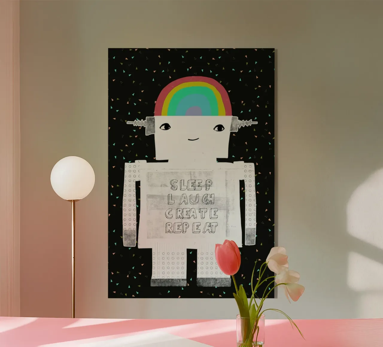 Sleep Laugh Create plexiglass da treechild