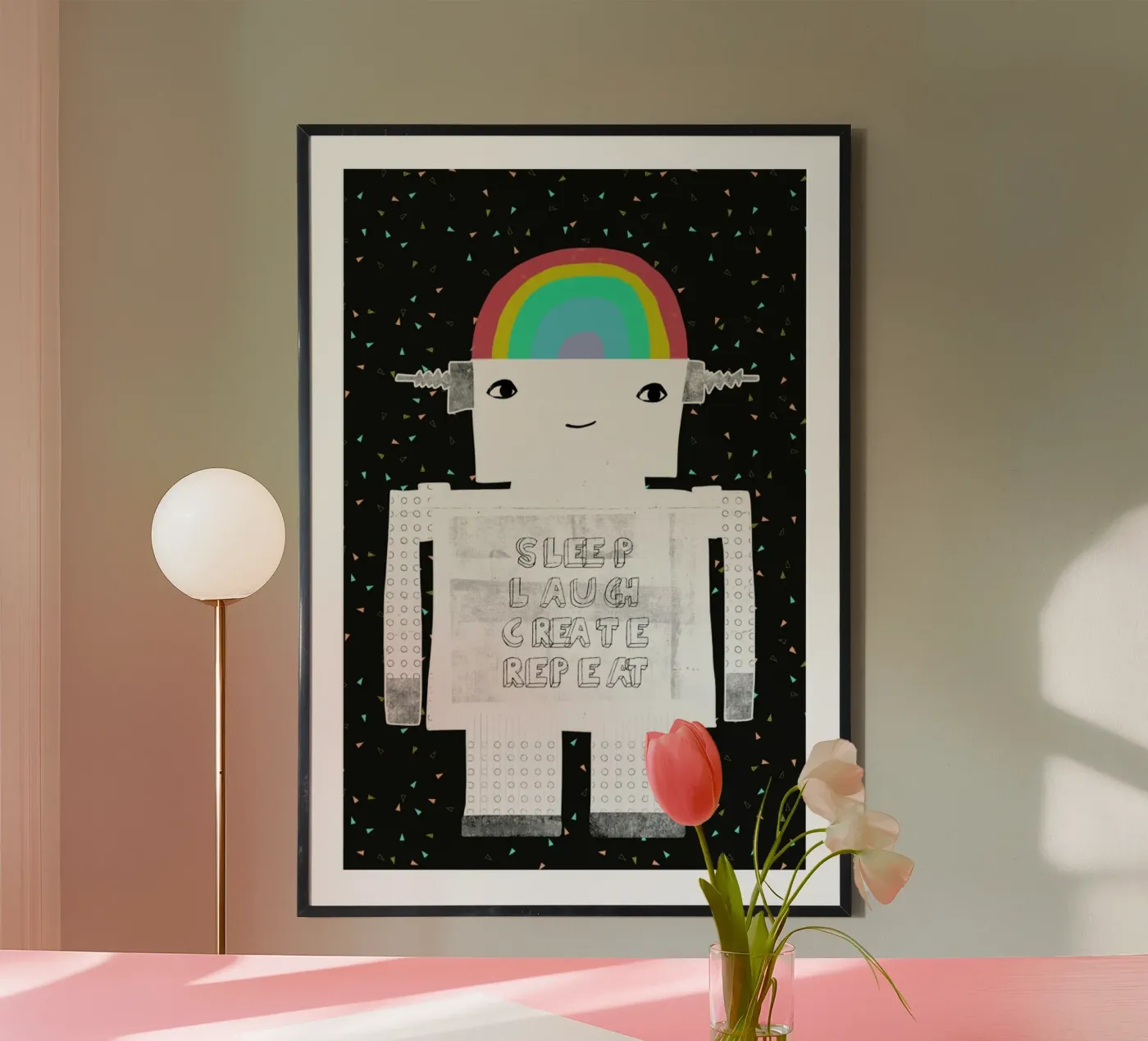 Sleep Laugh Create poster da treechild