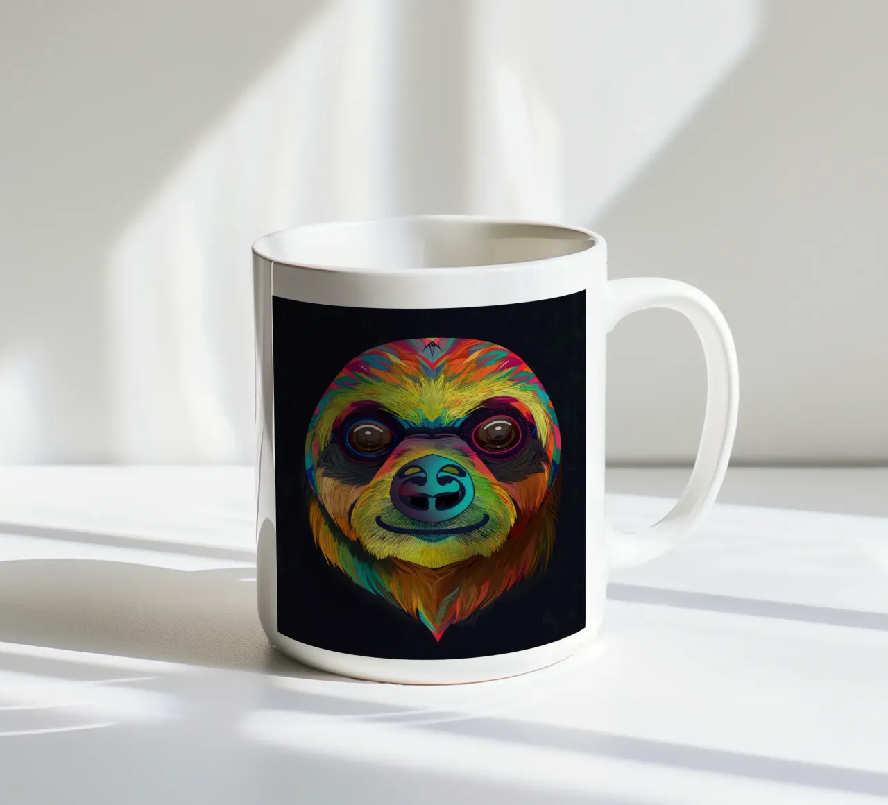 Bradipo Tatoo tazza in ceramica da Animal Portraits