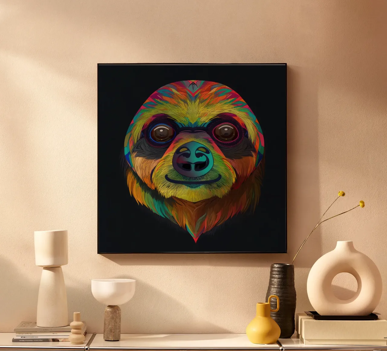 Bradipo Tatoo plexiglass da Animal Portraits