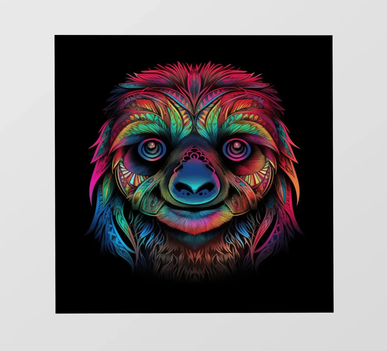 Bradipo Tatoo telo in pvc da Animal Portraits