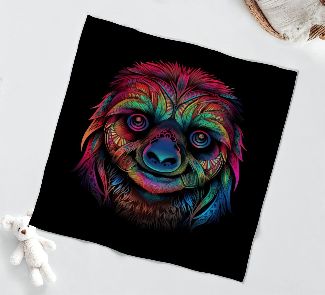 Bradipo Tatoo coperta in pile da Animal Portraits