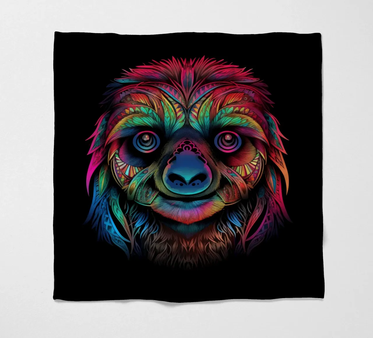 Bradipo Tatoo coperta in pile da Animal Portraits