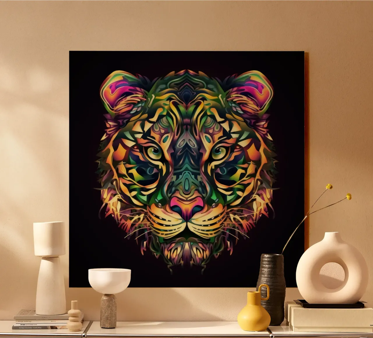 Tigre Tatoo plexiglass da Animal Portraits