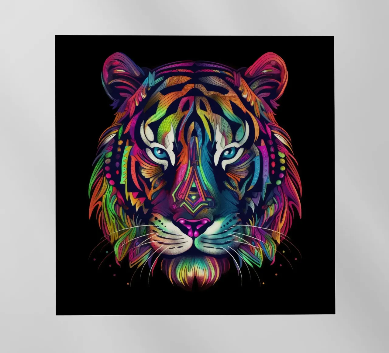 Tigre Tatoo pellicola backlit da Animal Portraits