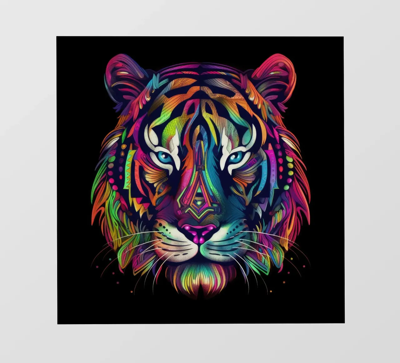 Tigre Tatoo pellicola backlit da Animal Portraits