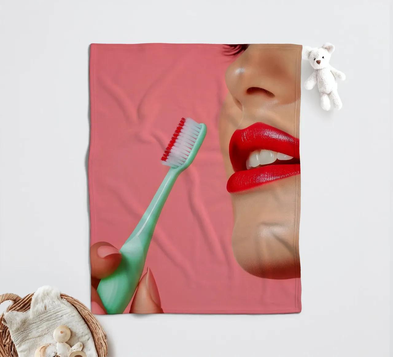 Dentist series - a toothbrush coperta in pile da Synthaira