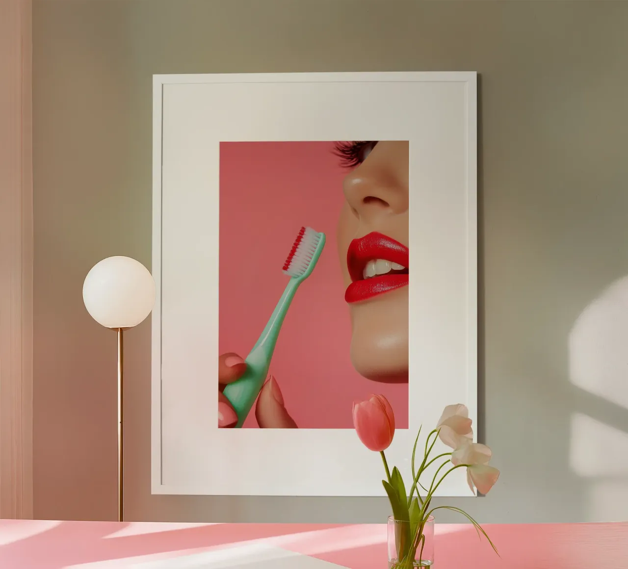 Dentist series - a toothbrush carta hahnemühle da Synthaira