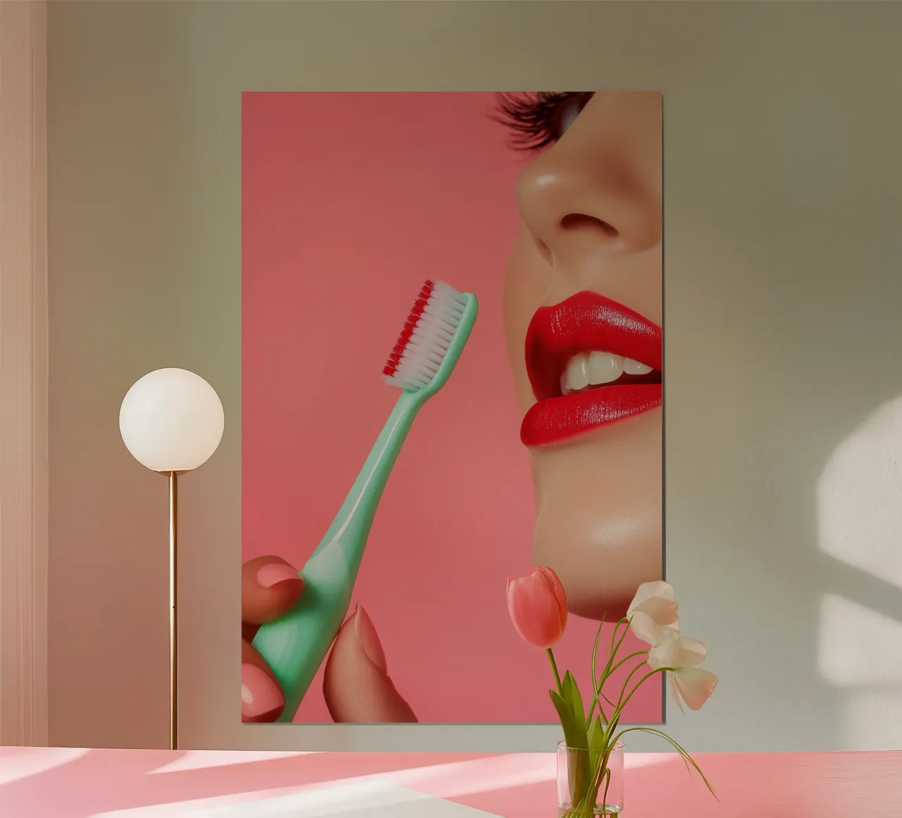 Dentist series - a toothbrush carta hahnemühle da Synthaira