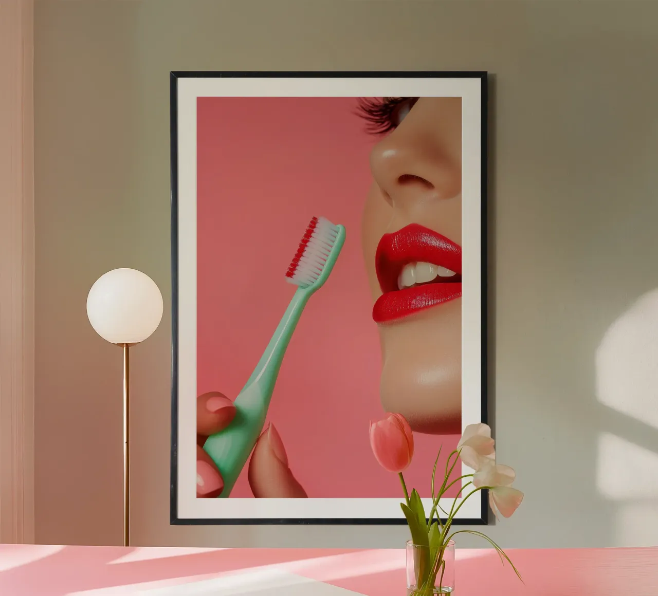 Dentist series - a toothbrush carta hahnemühle da Synthaira