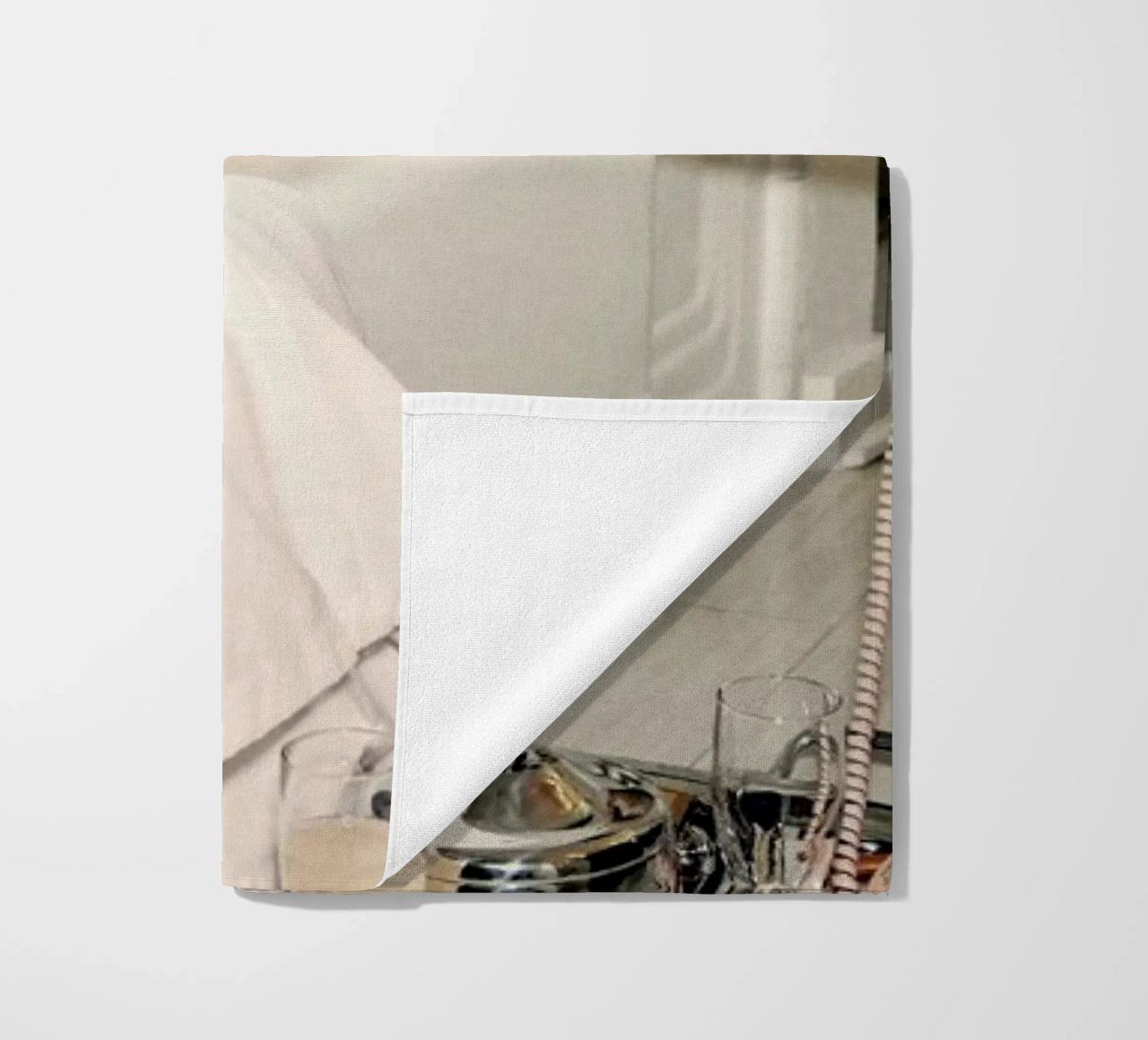 Girl with Pearl Earring Bath time serviette de plage de Paste in Place