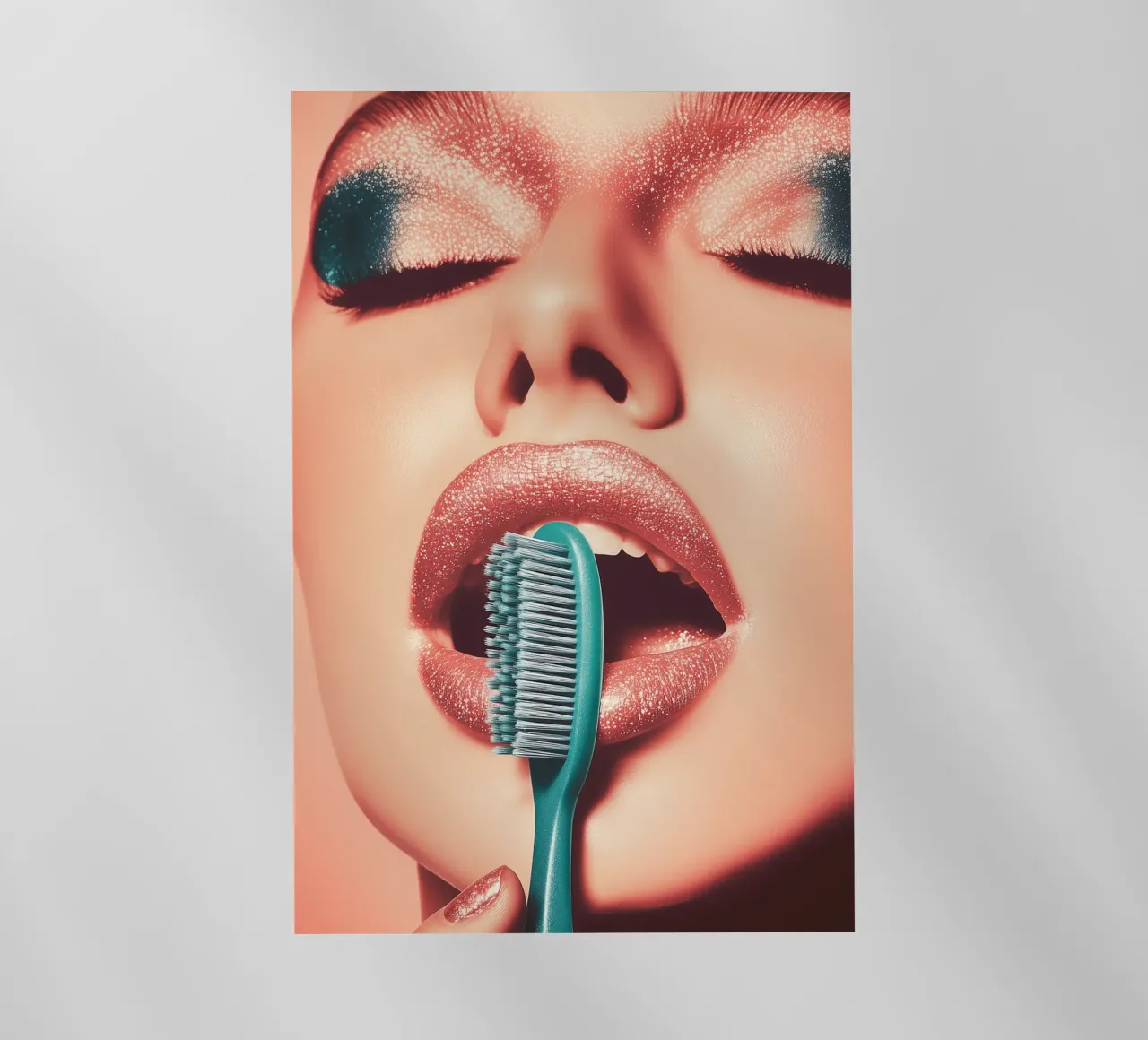 Fancy toothbrush pellicola backlit da Synthaira