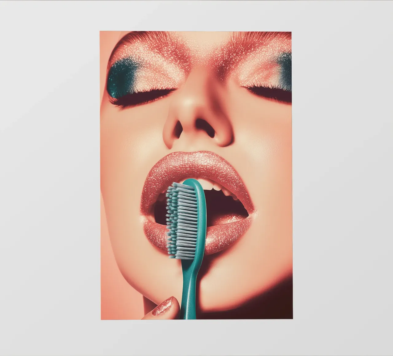 Fancy toothbrush pellicola backlit da Synthaira