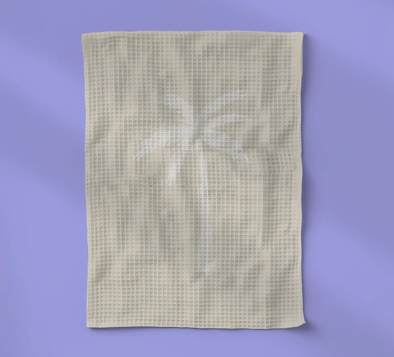 Léger boho beige blanc organique abstrait minimaliste palmier torchon de This Wild Soul - Illustration