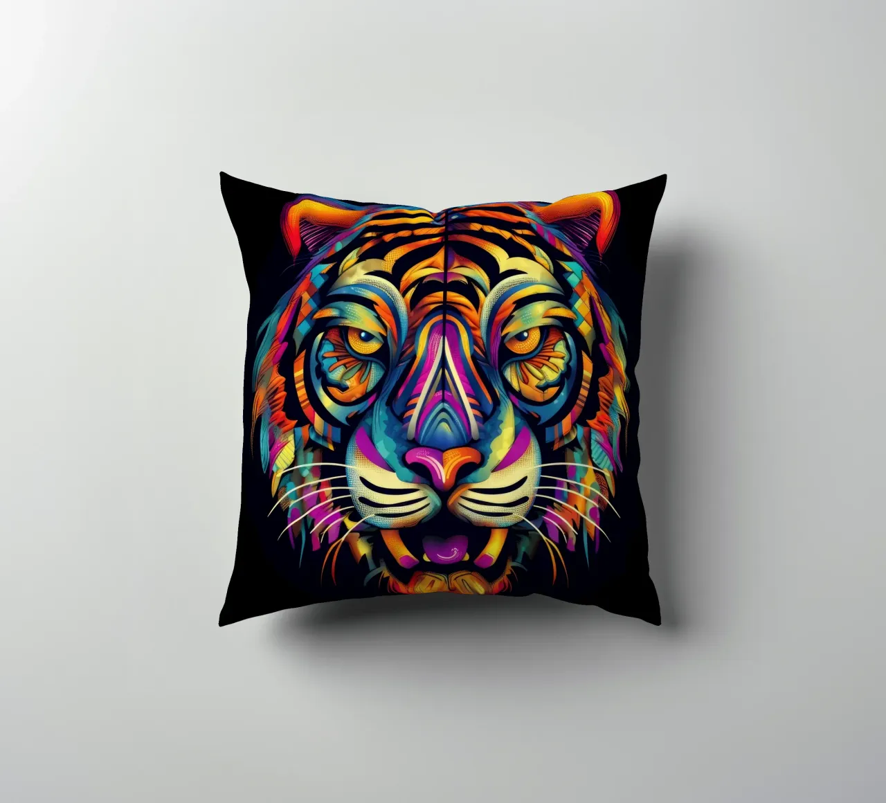 Tigre Tatoo cuscino da Animal Portraits