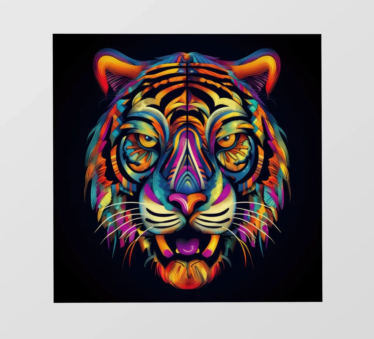 Tigre Tatoo pellicola backlit da Animal Portraits