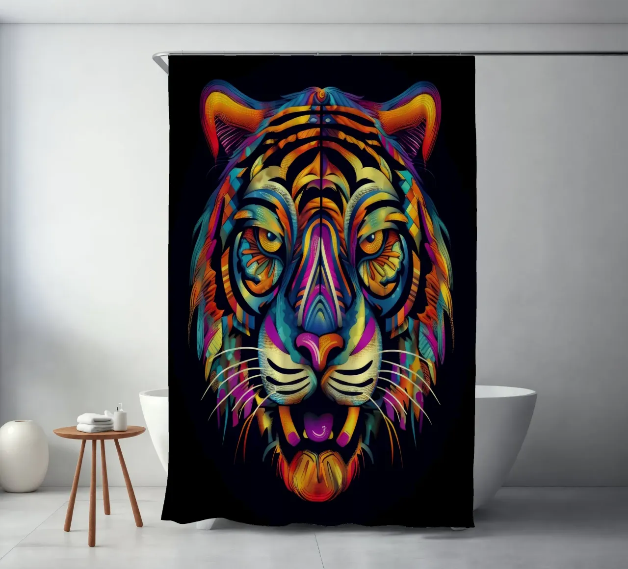 Tigre Tatoo tenda da doccia da Animal Portraits