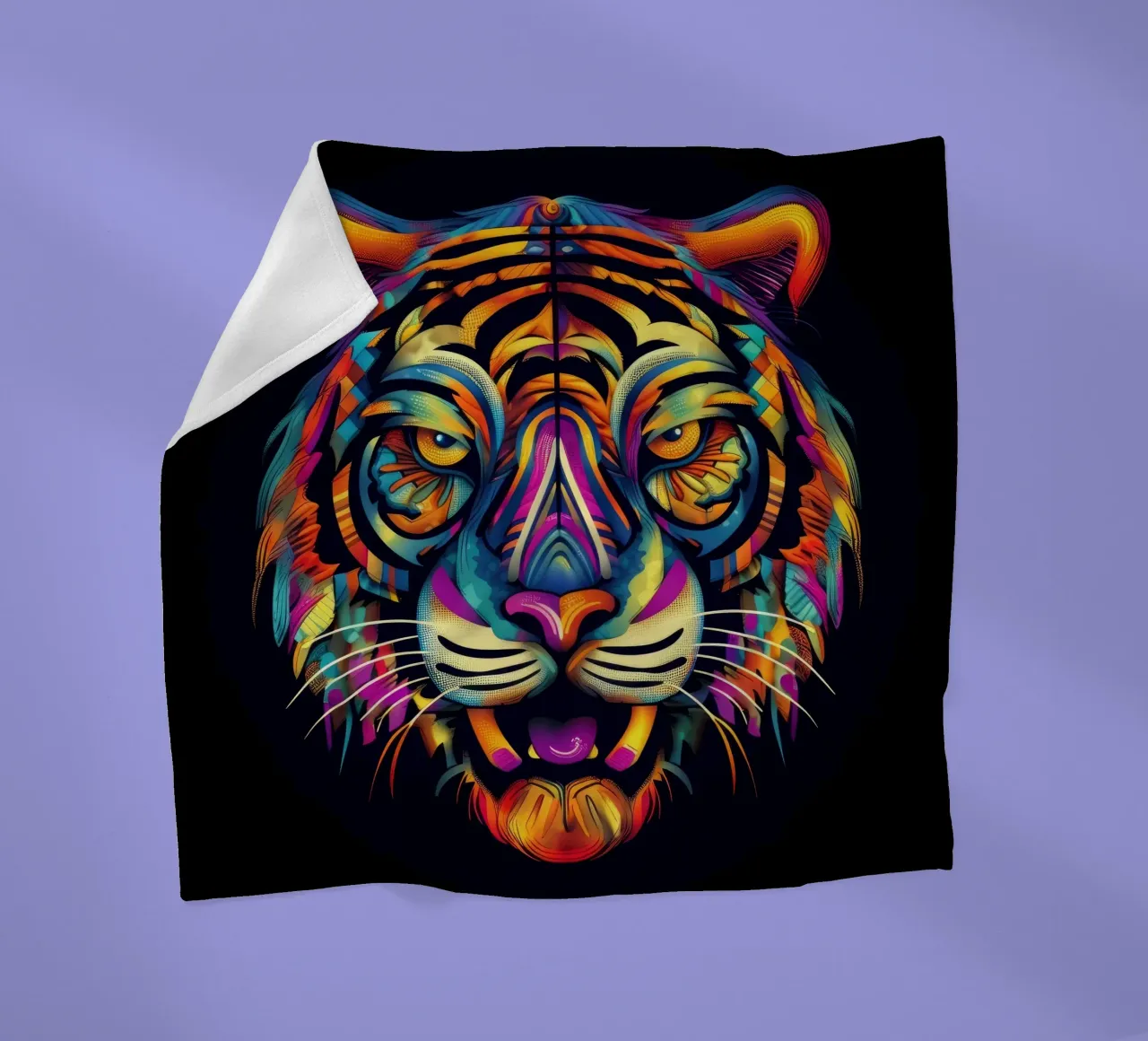 Tigre Tatoo coperta in pile da Animal Portraits