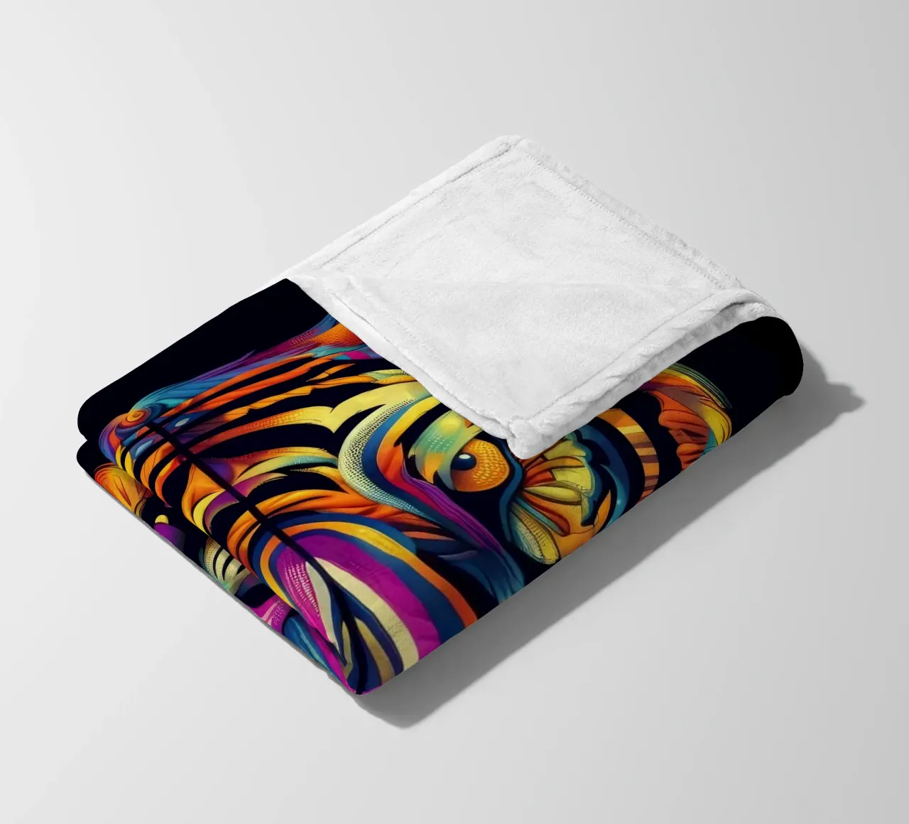 Tigre Tatoo coperta in pile da Animal Portraits