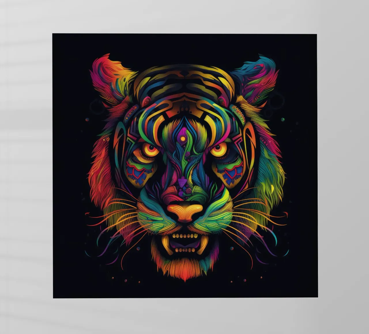 Tigre Tatoo pellicola backlit da Animal Portraits