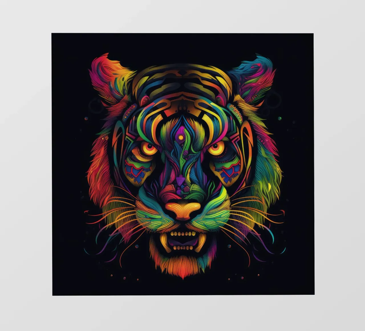 Tigre Tatoo telo in pvc da Animal Portraits