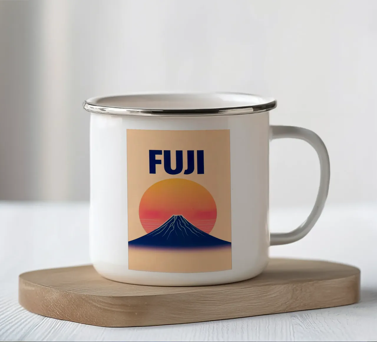 montare fuji tazza in smalto da ARTVI-SHOP