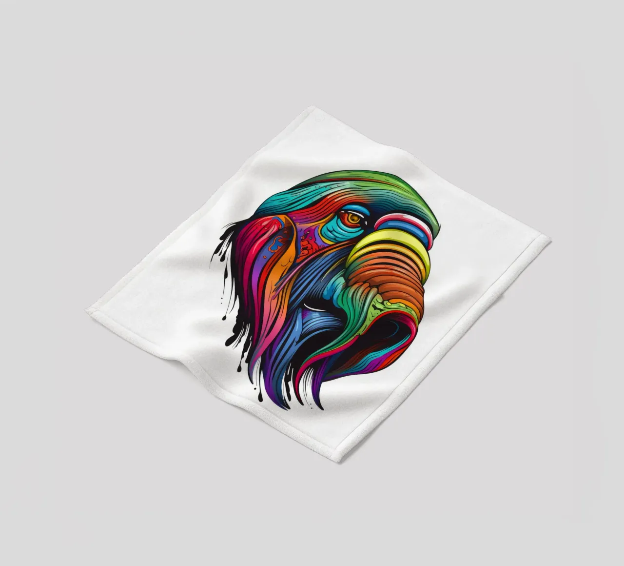 Tricheco Tatoo coperta in pile da Animal Portraits