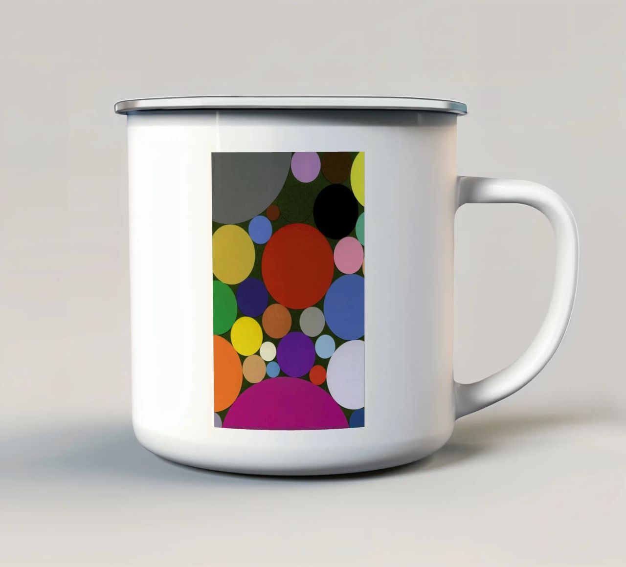 Dots tazza in smalto da Rosi Feist