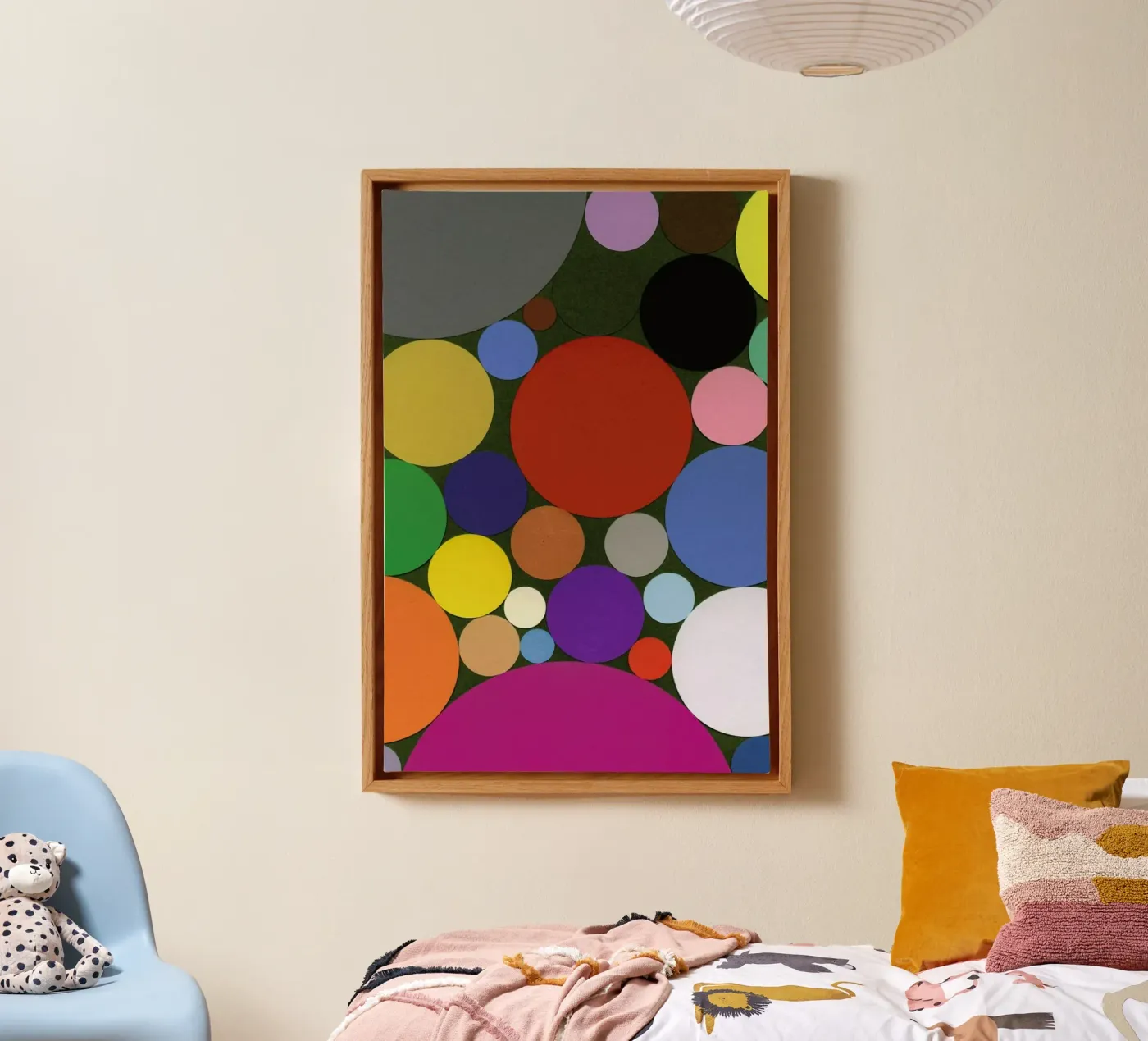 Dots canvas by Rosi Feist