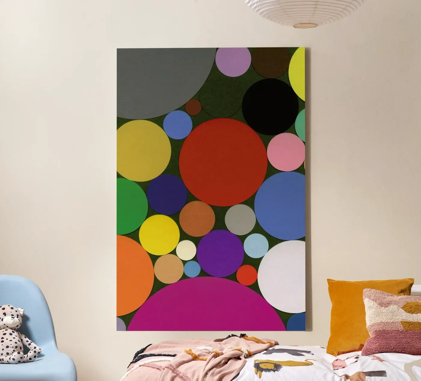Dots canvas by Rosi Feist