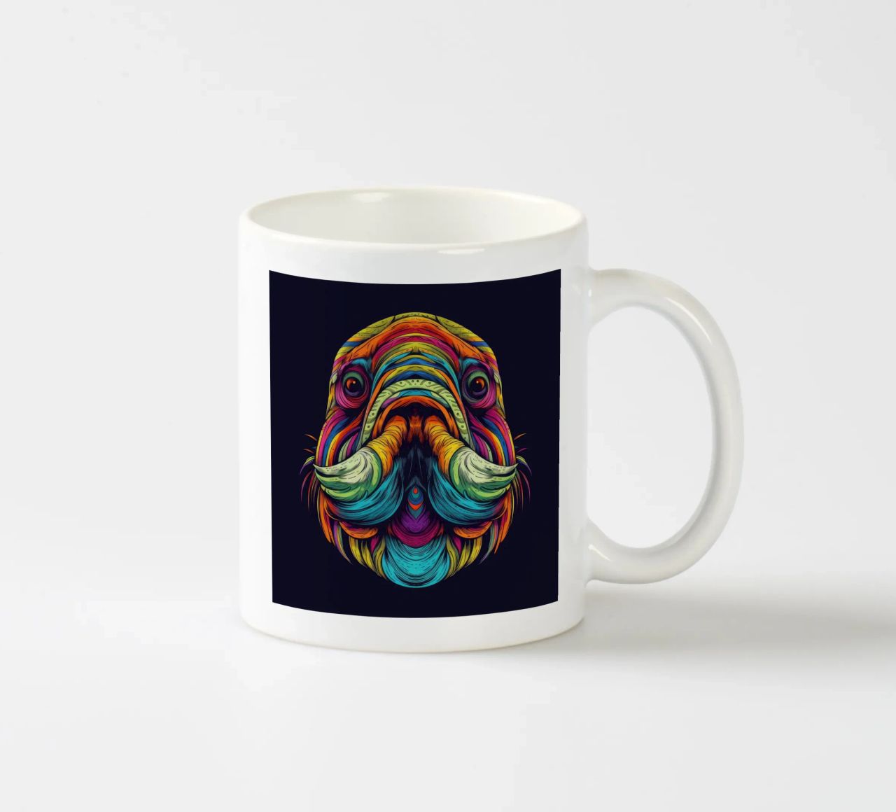 Tatoo Walrus keramische mok van Animal Portraits