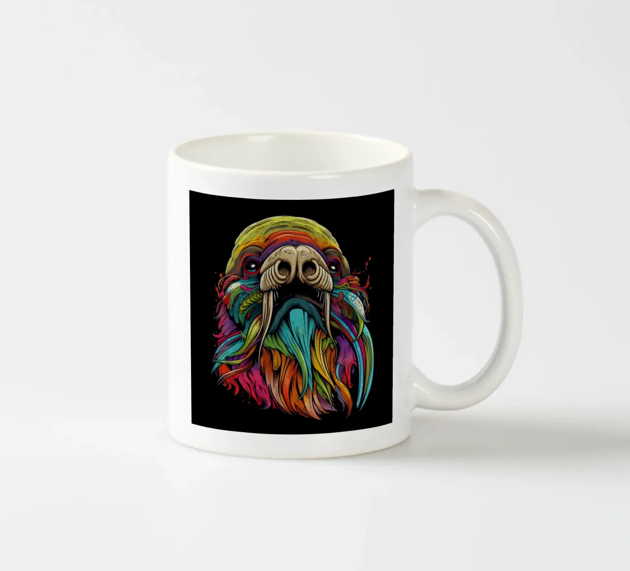 Tricheco Tatoo tazza in ceramica da Animal Portraits
