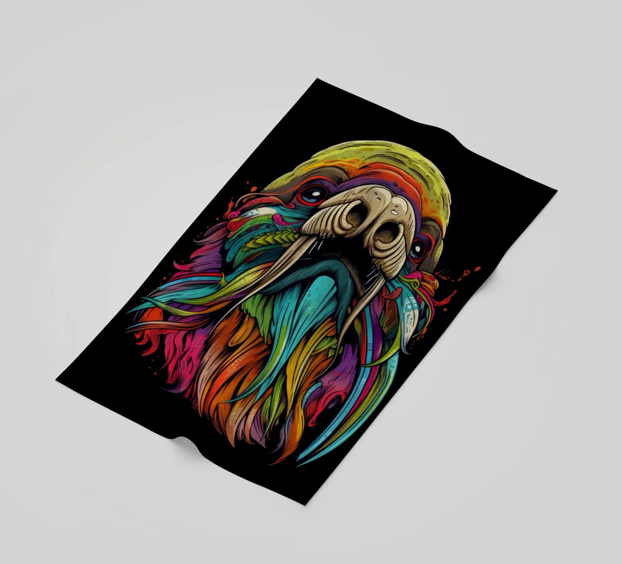 Tricheco Tatoo telo mare da Animal Portraits