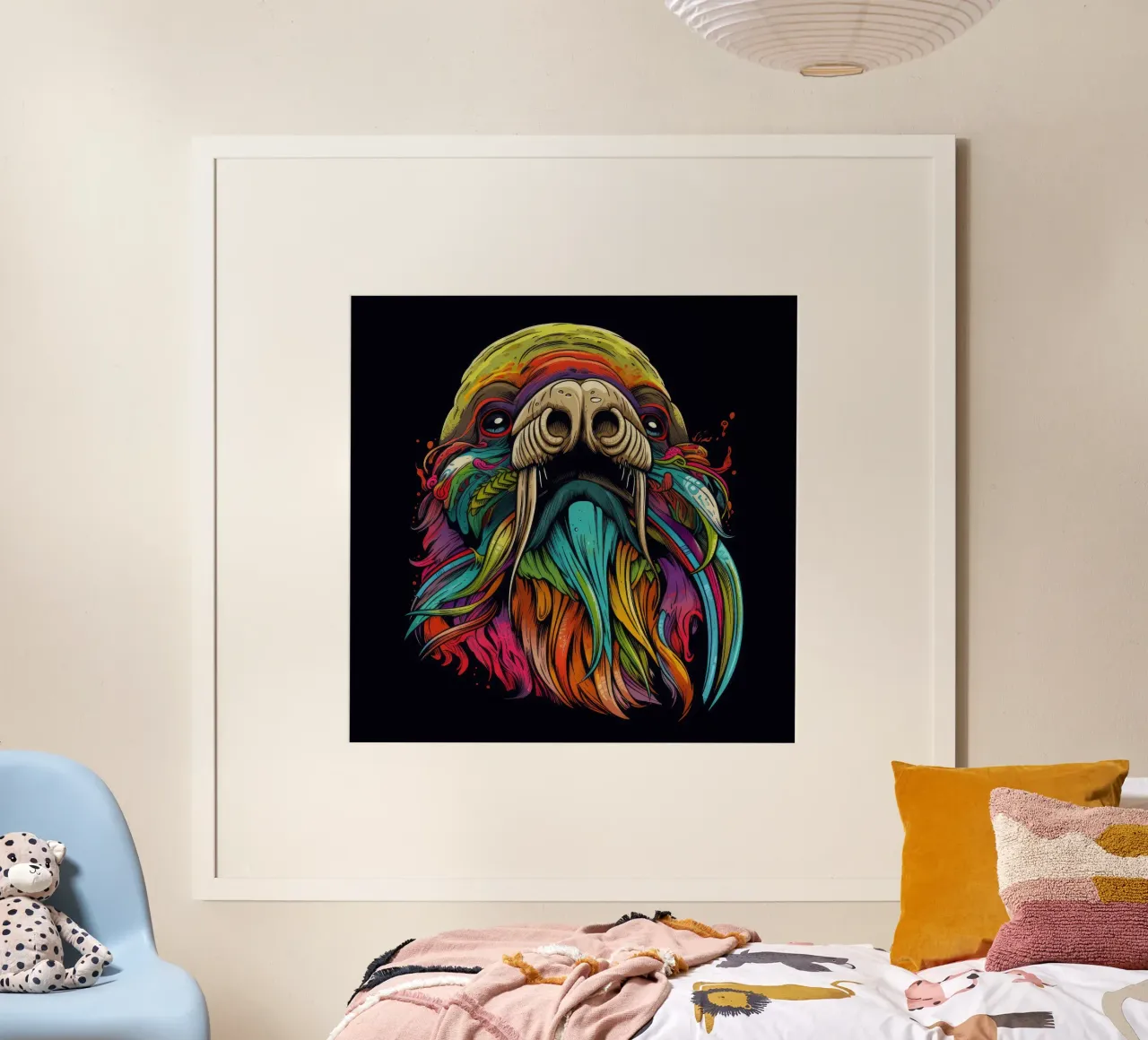 Tricheco Tatoo poster da Animal Portraits