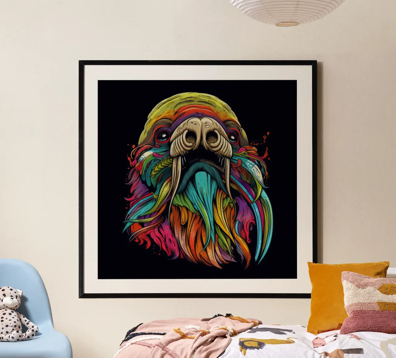 Tricheco Tatoo poster da Animal Portraits