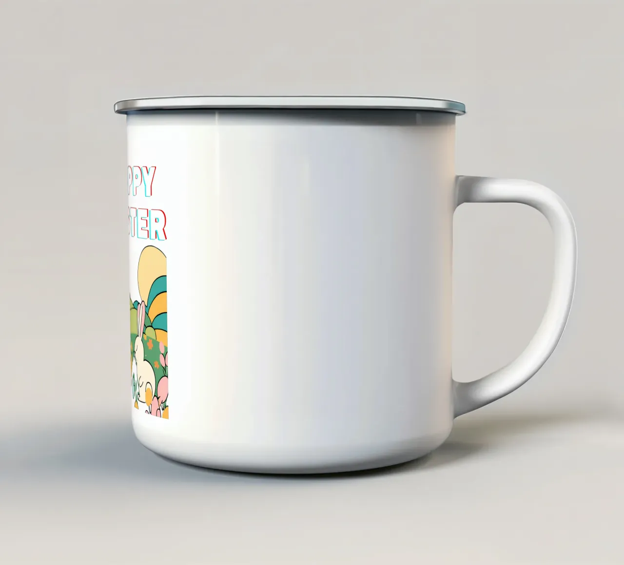 La Pasqua del buonumore Celebrare la sua resurrezione con gioia tazza in smalto da Lionandlamb