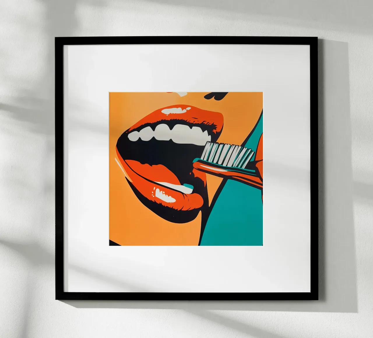 Un nuevo comienzo: Retro Pop Art Dental Print poster de Synthaira