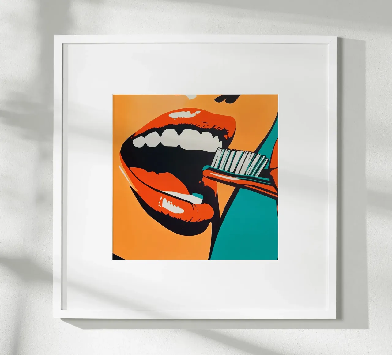 Un nuevo comienzo: Retro Pop Art Dental Print poster de Synthaira