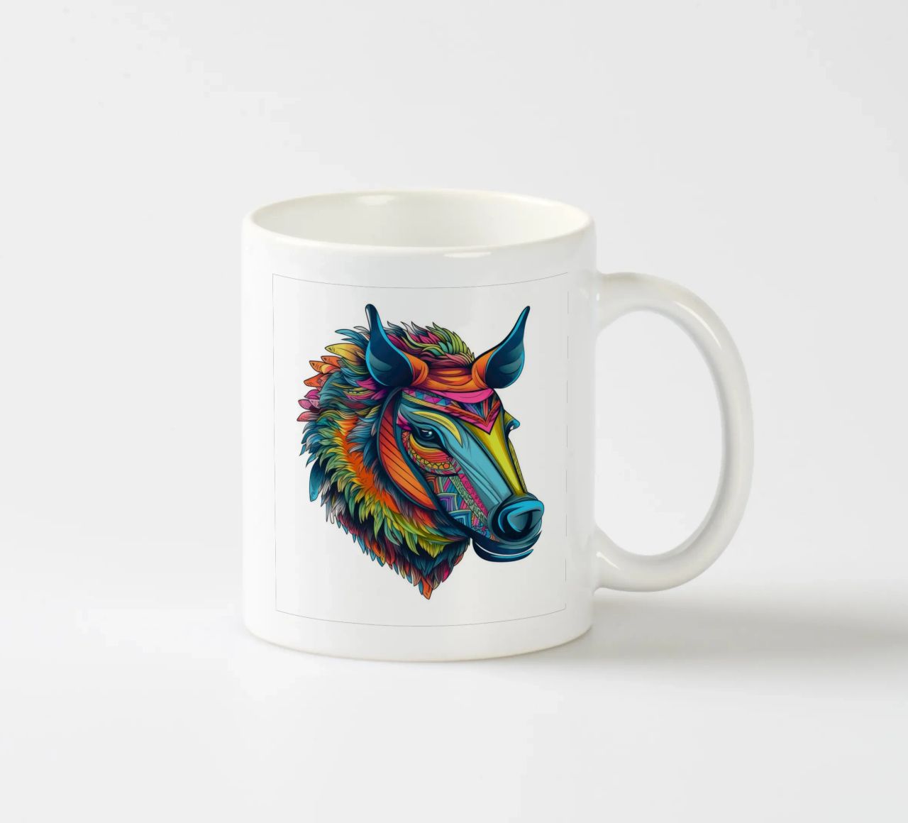 Tatoo Warthog tazza in ceramica da Animal Portraits