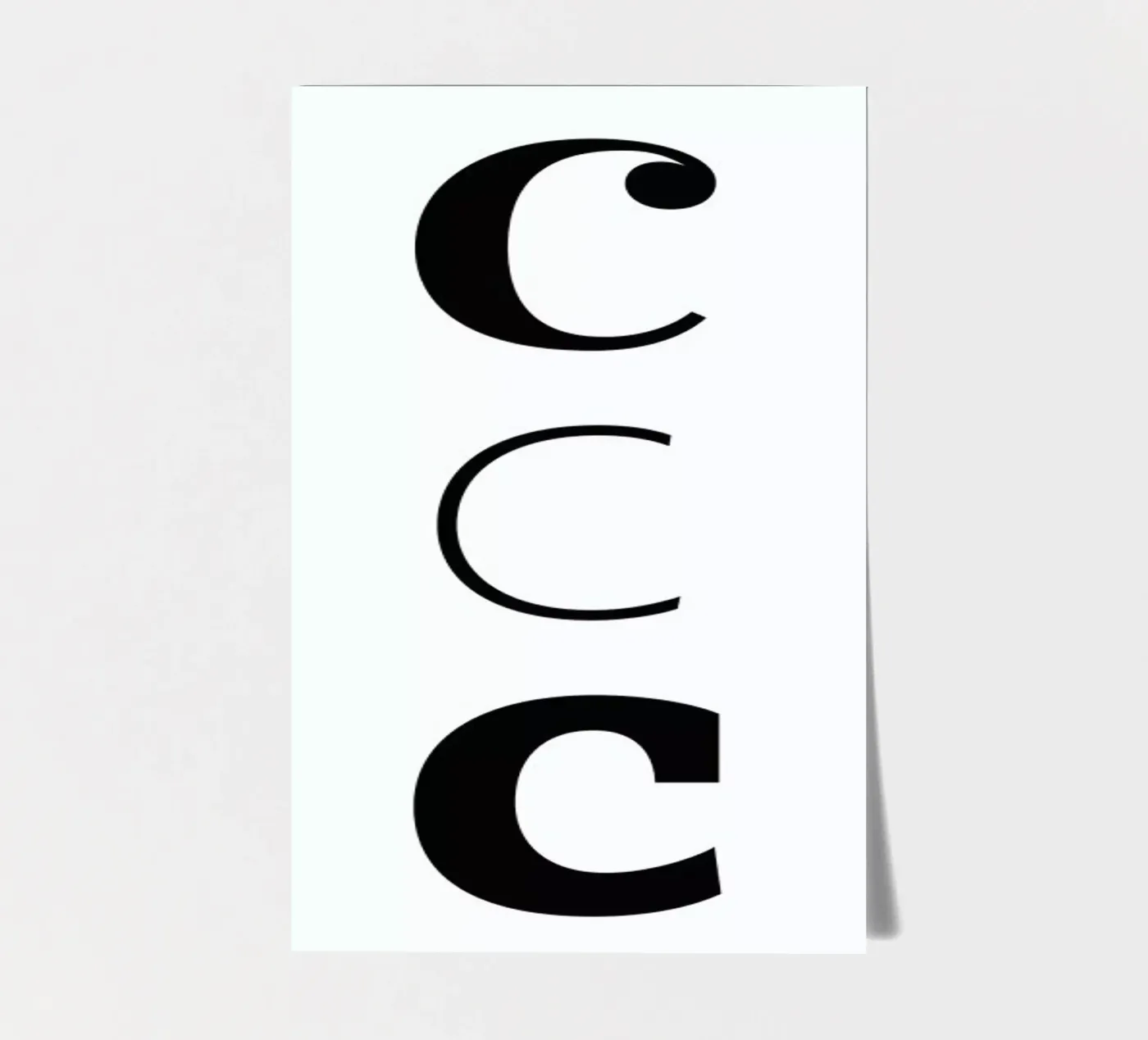 ccc stickervel van petiteCAPS