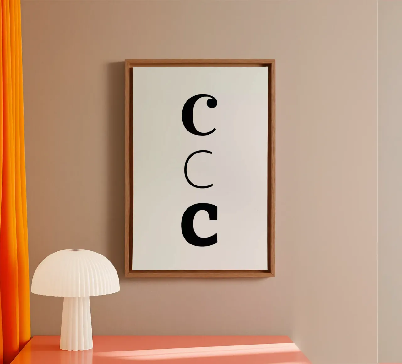 ccc tela con Cornice a cassetta da petiteCAPS
