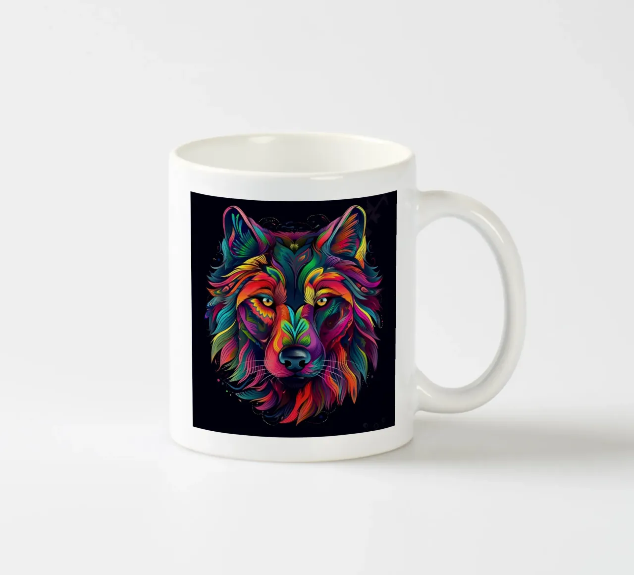 Lupo Tatoo tazza in ceramica da Animal Portraits