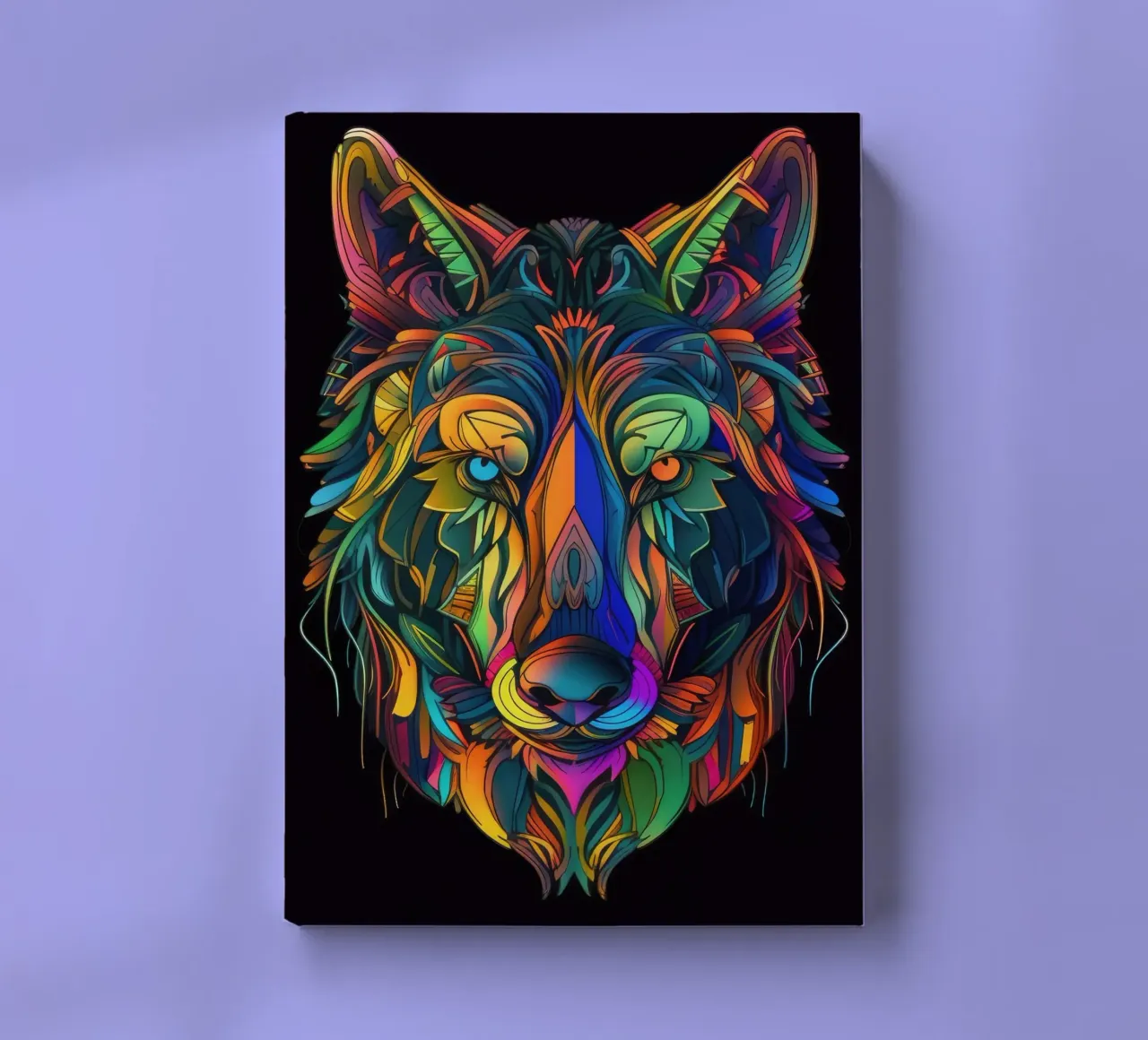 Tatoo Wolf notebook by Animal Portraits