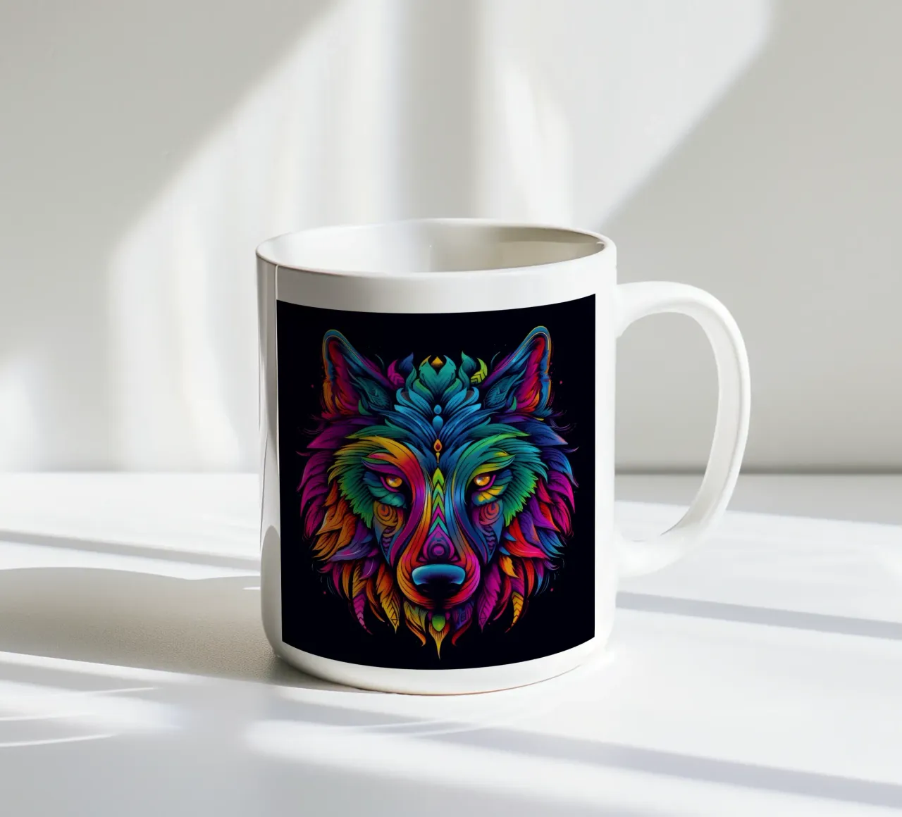 Lupo Tatoo tazza in ceramica da Animal Portraits